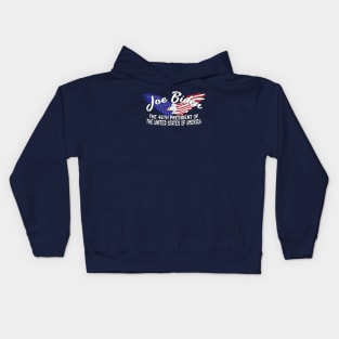 The 46th President United States of America Commemorative Joe Biden Kids Hoodie